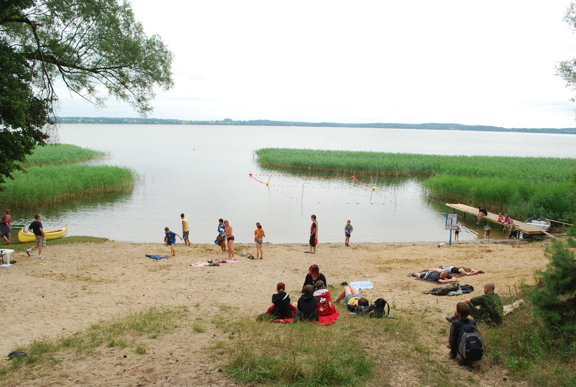 Duża plaża i bezpieczne kąpielisko